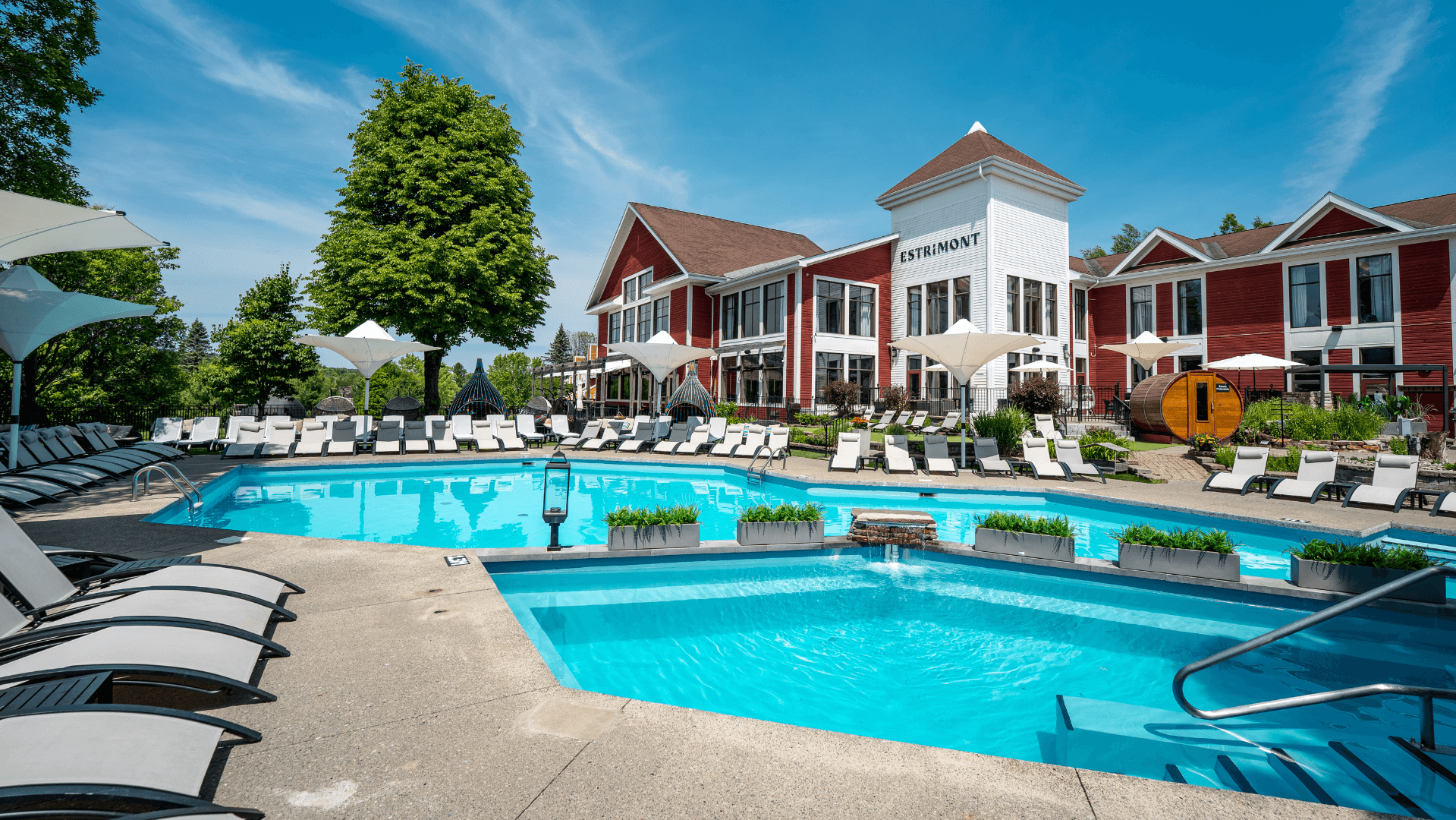 Piscine extérieure chauffée